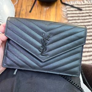 YSL bag all black